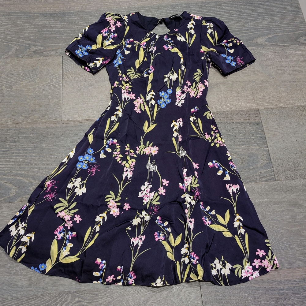 Floral Navy Dress